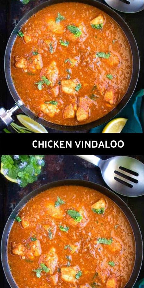 CHICKEN VINDALOO Chicken Vindaloo Recipe, Vindaloo Curry, Vindaloo Recipe, Chicken Vindaloo, Vindaloo, Ethnic Food, Curry Dishes, India Food, Curry Chicken Recipes