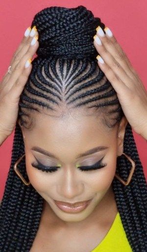 Latest hairstyles for stylish African ladies. - Stylish Naija Amabhengi Hair Styles, Ghanian Lines Hairstyles Latest, Textured Layered Hair, Crochet Water Wave Hair, Hairstyles Designs, Mommy Hairstyles, Hair Braid Designs, Latest Braided Hairstyles, Women's Haircuts