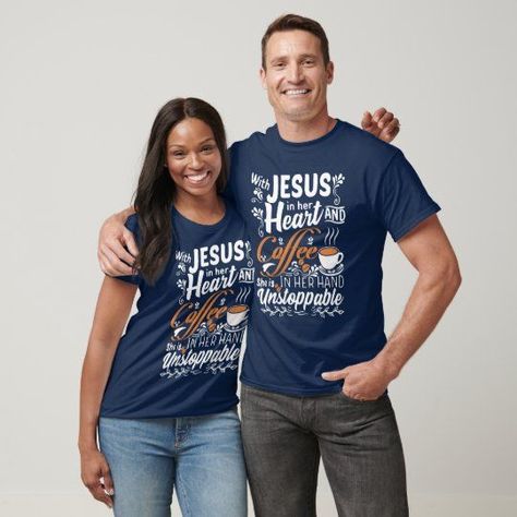 With Jesus In her Heart | Funny Christian Coffee T T-Shirt Birthday Party Ideas Men, Thanksgiving Homemade Cards, Thanksgiving Hosting Ideas, Thanksgiving Handprint Art, Thanksgiving Hostess Gifts, Thanksgiving Handprint, Thanksgiving Hosting, 48th Birthday, Best Birthday Party Ideas