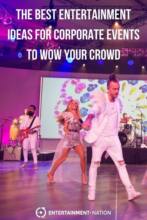 Started your corporate event planning? 🤯🎶 Get some fabulous music sorted asap! Trust us you won't regret it! Check out ALL the inspo over on our blog 👉 https://www.entertainment-nation.co.uk/blog/corporate-entertainment-ideas/ Gala Entertainment Ideas, Fun Corporate Event Ideas, Corporate Party Themes, Fun Event Ideas, Corporate Event Stage, Corporate Party Theme, Corporate Event Activities, Event Entertainment Ideas, Corporate Anniversary