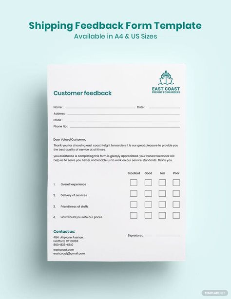 Food Feedback Ideas, Feedback Template Design, Feedback Form Design, Feedback Design Ideas, Feedback Form Templates, Shipping Template, Feedback Template, Training Evaluation Form, Adwords Banner