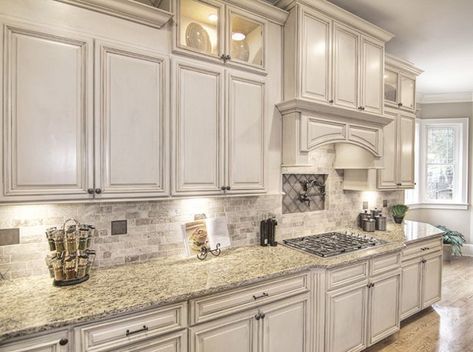 Glaze Cabinets, Glazed Kitchen Cabinets, Antique White Kitchen Cabinets, Kitchen Cabinet Inspiration, Antique White Kitchen, Cheap Kitchen Cabinets, Rta Kitchen Cabinets, Best Kitchen Cabinets, Online Kitchen Cabinets