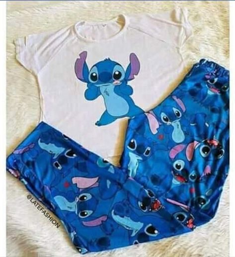 Active Wear Fashion, Stitch Pajamas, Lilo And Stitch Characters, Pajamas Aesthetic, Stitch Backpack, Camo Purse, Stitch Toy, Stitch Character, Teen Swag Outfits