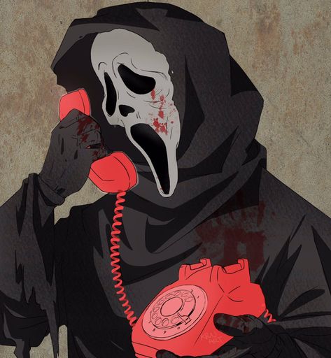 Scarie Movie, Ghostface Scream, Scary Movie Characters, Horror Villains, Horror Movie Icons, Horror Artwork, Scream Movie, Horror Movie Art, Horror Icons