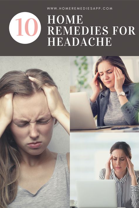 10 Home Remedies for Headache - Headaches are a very common condition that most people experience throughout their lives to some degree. Instant Headache Relief Remedies, Kinds Of Headaches, Home Remedies For Headaches, Natural Remedies For Headaches, Forward Head Posture Exercises, Sinus Congestion Relief, Home Remedy For Headache, Getting Rid Of Headaches, Remedies For Headaches