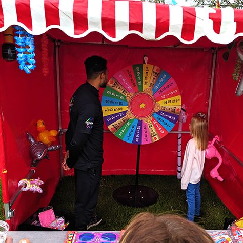 Spin the Wheel Stall Hire Event Quotes, Carnival Ideas, University Events, Spin The Wheel, Summer Fair, Website Images, Feeling Lucky, Mind Up, Fun Fair