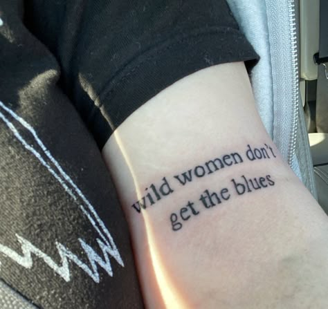 Wild Woman Tattoo, Mitski Tattoo, Minimalist Tattoo Ideas, Traditional Tattoo Designs, Funky Tattoos, Lyric Tattoos, Cute Little Tattoos, Dream Tattoos, Black Ink Tattoos