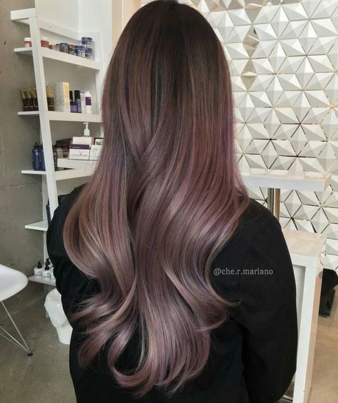 GLORIOUS Dusty Mauve! ... by (Hey girl) @che.r.mariano! .... #BEHINDTHECHAIR Ash Pink Hair, Website Magazine, Ash Pink, Ulzzang Hair, Community Website, Ash Hair Color, Lilac Hair, Dusty Mauve, Lavender Hair