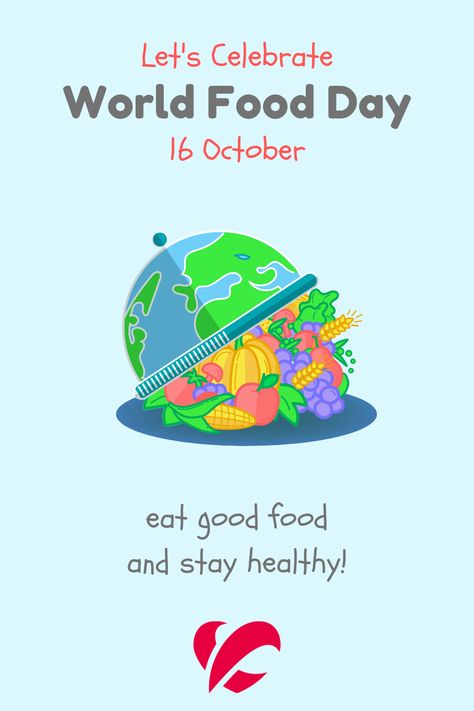 Healthy India Poster Drawing, World Food Day Creative, World Food Day Quotes, World Food Day Poster, World Environment Health Day, National Food Days, International Food Day, Project Poster, World Food Day