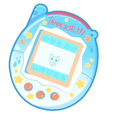 tamagotchi sticker Tomogatchi Template, Tomagatchi Art, Tamagotchi Illustration, Tamagotchi Drawing, Tamagotchi Tattoo, Tamagotchi Art, Tamagotchi Template, Kawaii Tamagotchi, Tamagotchi Sticker