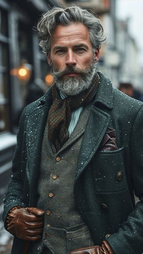 Bearded Men Fashion, Old Men Style, Old Man In Suit, Old Men Fashion, Old Man Style, Scottish Men, Real Men Real Style, Old Man Fashion, Older Mens Fashion