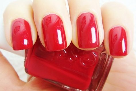 My FAVE go to Essie nail color for any occasion ...Essie A-List!! Essie A List, Essie Colors, Essie Nail Colors, Pretty Nail Polish, Red Polish, Green Nail Polish, Nails Now, Red Nail Polish, Red Nail Designs