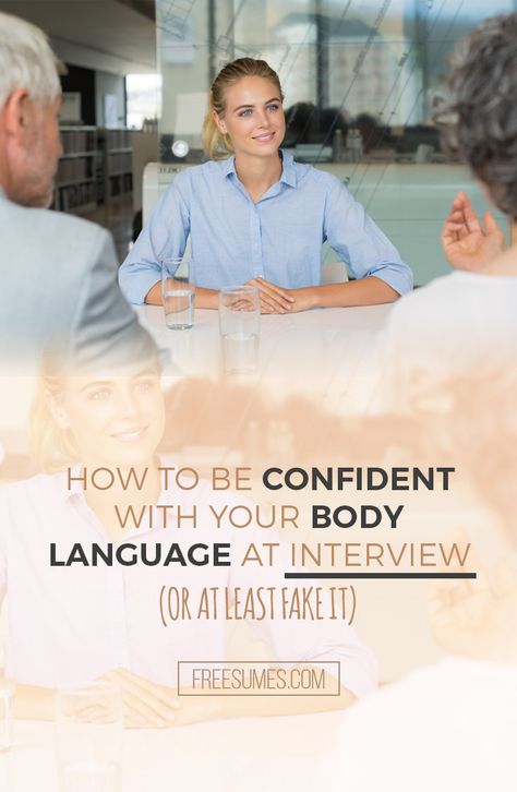 How To Be Confident With Your Body Language At Interview (Or At Least Fake It) #body #language #interview #job #confident Job Interview Prep, Confident Body Language, Verbal Communication Skills, Interview Techniques, Interview Prep, Cover Letter Example, Job Interview Questions, Job Interviews, Job Interview Tips