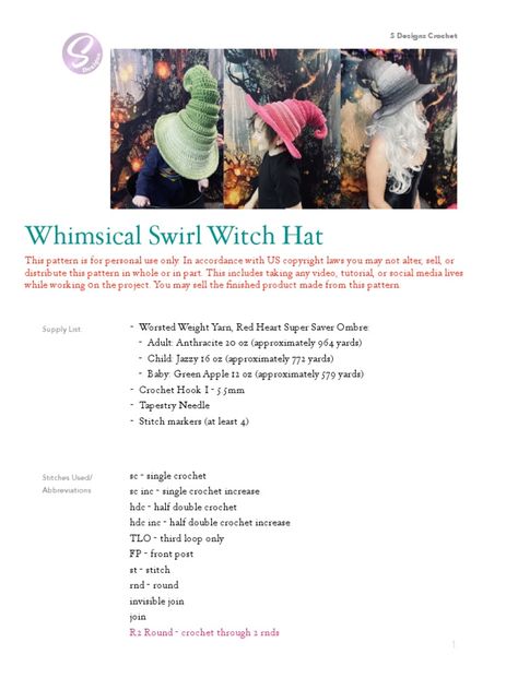 Scribd is the world's largest social reading and publishing site. Free Witch Hat Crochet Pattern, Crochet D20 Pattern Free, Crochet Wizard Hat Pattern Free, Crochet Witches Hat Pattern Free, Witch Hat Crochet Pattern Free, Crochet Witch Hat Pattern Free, Crochet Witch Hat, Whimsical Witch, Hat Patterns Free