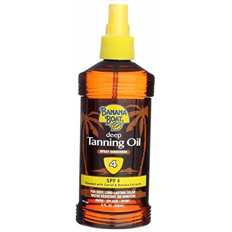 Banana Boat Deep Tanning Spray with Coconut Oil SPF 4, 8 Ounces each (Value Pack of 5) Check more at https://flashsalesdubai.com/banana-boat-deep-tanning-spray-with-coconut-oil-spf-4-8-ounces-each-value-pack-of-5/ Best Tanning Oil, Tanning Spray, Best Tanning Lotion, Spray Sunscreen, Self Tanning Lotions, Daucus Carota, Banana Boat, Chemical Sunscreen, Cocoa Seeds