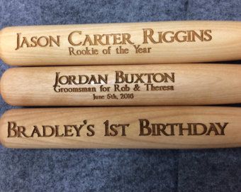 Personalized Mini Baseball Bats Engraved Groomsmen by EngravingPro Jr Groomsmen, Junior Groomsman Gift, Wedding Baseball, Groomsmen Ring, Engraved Groomsmen Gifts, Ring Bearer Gift, Junior Groomsmen, Bat Ring, Groomsmen Flask