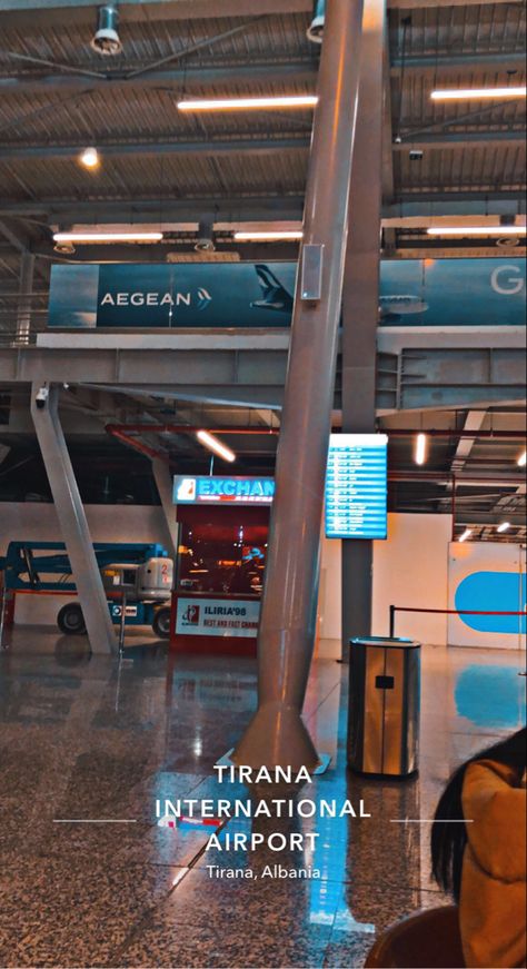 Rinas Airport Albania, Tirana International Airport, Tirana Airport, Liverpool Aesthetic, Fier Albania, Aesthetic Airport, Paris Travel Photography, Classy Makeup, Beach Instagram Pictures