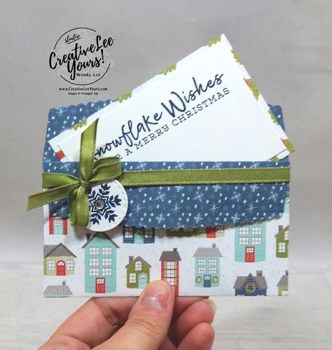 Stampin Up Classic Gift Card Envelopes, Stampin Up Gift Of Giving Stamp Set, Friend Celebration, Holiday Gift Card Holders, Gift Card Holder Diy, Gift Cards Money, Christmas Stocking Gifts, Gift Card Envelope, Christmas Gift Card Holders