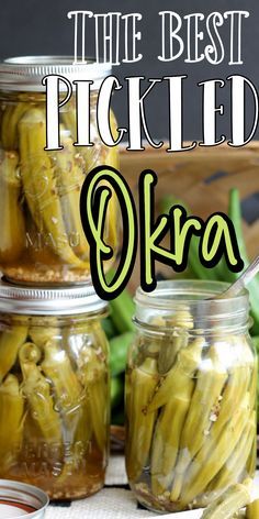 Pickle Okra Recipe Easy, Pickled Okra Recipe Easy Refrigerator, Picked Okra Recipe, How To Make Pickled Okra, Pickled Okra Recipe Refrigerator, Pickled Okra Recipe Easy, Pickled Okra Recipe Canning, Canning Okra, Pickles Okra