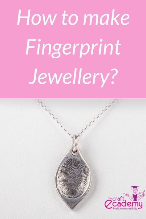 Fingerprint Jewelry Diy, Fingerprint Jewellery, Fingerprint Jewelry Memorial, Thumbprint Jewelry, Fingerprint Crafts, Handmade Jewelry Business, Art Clay Silver, Thumb Prints, Bottle Cap Art