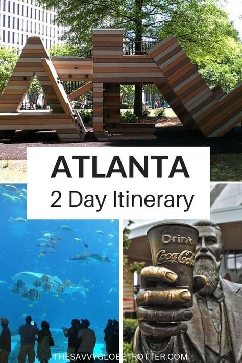 The perfect itinerary and travel guide for 2 days in Atlanta, Georgia from a local! Includes what to do, where to eat & where to stay for first time visitors.  #Atlanta #Atlantatravel #Atlantathingstodo #Atlantatravelguide #Atlantavacation | Things to Do in Atlanta Georgia places to visit travel guide | Fun Things to Do in Atlanta for Adults | Atlanta Georgia attractions articles | Atlanta Georgia vacation bucket lists | What to do in Atlanta Georgia vacations Atlanta Itinerary, Atlanta Travel Guide, Atlanta Vacation, Things To Do In Atlanta, Atlanta Travel, Visit Atlanta, Georgia Vacation, Georgia Travel, Les Continents