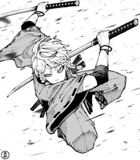 Dynamic Poses Anime Reference, Ink Manga Art, Running Swordsman Pose, Dynamic Poses Swordman, Two Swords Pose, Anime Action Poses Reference, Combat Reference Pose, Dynamic Poses Anime, Dynamic Swordsman Poses