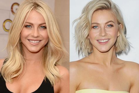 Celebrity Bobs Hairstyles, Celebrity Bobs, Before And After Haircut, Blonde Bob Hairstyles, Long To Short Hair, Hairstyle Inspo, Jenna Dewan, Long Bob Haircuts, Short Hairstyle