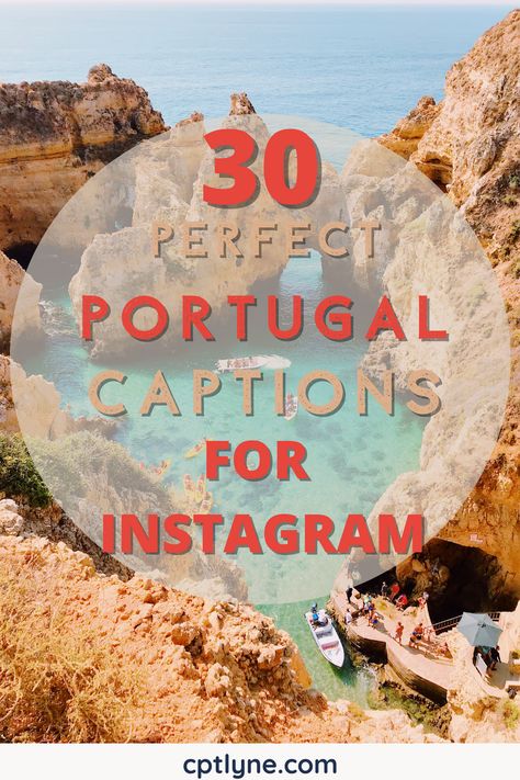 Are you looking for inspirational travel quotes about Portugal? Then make sure to check out those beautiful quotes about Portugal, Portuguese culture, food and the best cities. You'll want to plan a trip to Portugal ASAP; it's a great summer destination in Europe! Those quotes are also perfect captions for photos of Portugal on Instagram | Portugal aesthetic | Portugal travel | summer vacation | Portugal quotes travel | Lisbon Portugal quotes | beach quotes Instagram captions Portuguese Instagram Captions, Portugal Quotes Travel, Portuguese Captions For Instagram, Beautiful Portuguese Words, Lisbon Captions Instagram, Portugal Instagram Captions, Lisbon Quotes, Portugal Quotes, Captions For Photos