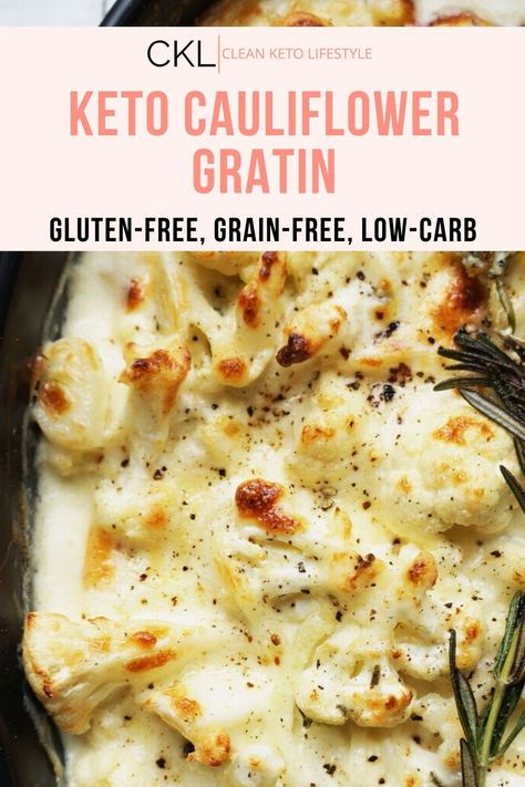 Cauliflower Au Gratin Keto, Keto Scalloped Cauliflower, Califlower Augratin Cauliflower Gratin, Keto Crockpot Side Dishes, Keto Potatoes, Keto Cauliflower Recipes, Keto Cauliflower Casserole, Cauliflower Au Gratin, Cauliflower Keto