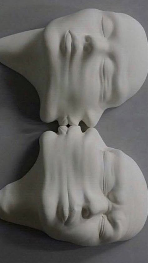 Hidden Identity Aesthetic, Forbidden Love Drawing, Clay Sculpture Aesthetic, Anatomy Ceramics, Emotional Sculpture, Deep Sculpture Art, Distorted Sculptures, Creepy Sculptures, Sleeping Sculpture