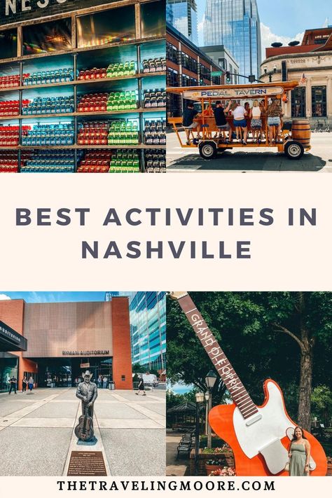 What to do in Nashville TN on Vacation 4 Day Nashville Itinerary, Nashville Must Do, Nashville Things To Do, Nashville Tennessee Vacation, Nashville Tours, Nashville Murals, Nashville Downtown, Nashville Travel Guide, Tennessee Road Trip