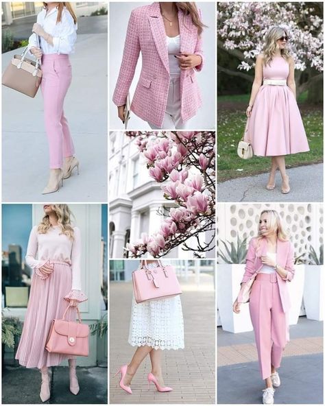 Purple And Pink Outfit, Wardrobe Color Guide, Pink Academia, Bride Dress Simple, Colour Combinations Fashion, Color Combinations For Clothes, Pastel Outfit, Fashion Themes, Food Packaging Design