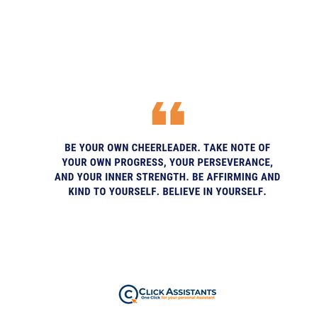 "Be your own cheerleader. Take note of your own progress, your perseverance, and your inner strength. Be affirming and kind to yourself. Believe in yourself." ⠀⠀ #quotes #quoteoftheday #motivationalquotes #inspirationalquotes #instadaily #daily #friday #tgif #fridaynight #instagood #instalike #instapic #clickassistants #virtualassistants #assistants #adminassistants #dallas #dallastx #dallastexas Being Your Own Cheerleader Quotes, Cheer For Yourself Quotes, Cheerleading Affirmations, Be Your Own Cheerleader Quotes, Cheerleader Quotes, Be Your Own Cheerleader, Cheerleading Quotes, Winning Quotes, Believe In Yourself Quotes