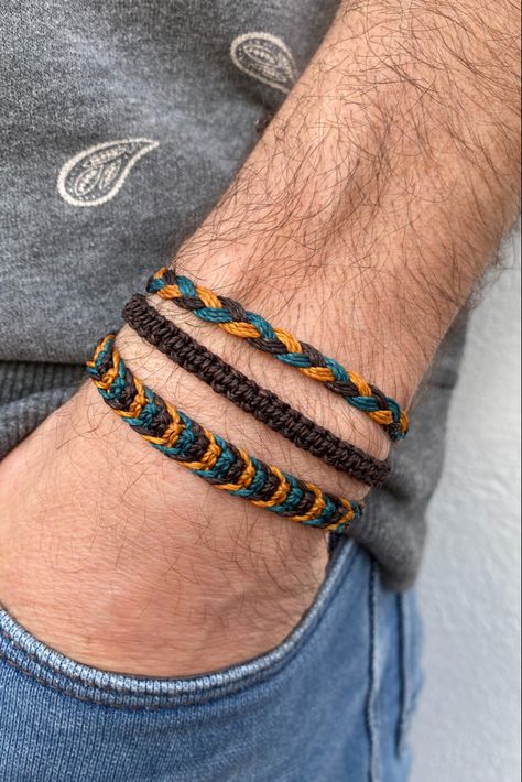 Matching bracelet stack for him