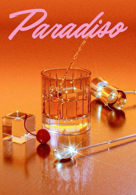 Skyy Vodka, Cocktail Illustration, Cocktail Photography, Italo Disco, Panera Bread, Me Aesthetic, Orange Aesthetic, Maxon Cinema 4d, Red And Orange