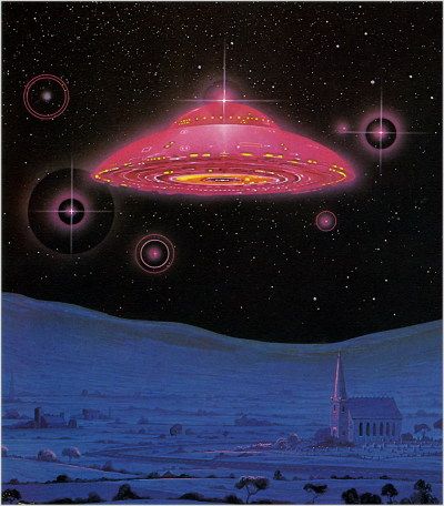 Retro Space Aesthetic, Ufo Illustration, Sci Fi Aesthetic, Novel Game, Ufo Art, 70s Sci Fi Art, Alien Aesthetic, Arte Peculiar, Science Fiction Illustration