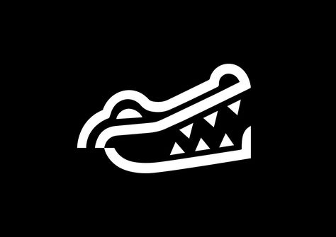 LOGO - CROCODILE - GATOR by matthieumartigny on Dribbble Crocodile Logo, Animal Icon, Logo Collection, Freelancing Jobs, Graphic Design Art, Art Direction, Creative Professional, Design Art, Illustrator