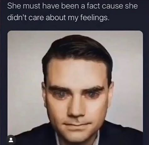 Ben Shapiro Funny, Lets Say Hypothetically, Halsey Songs, Ben Shapiro, Spicy Memes, Funny Feeling, My Honest Reaction, Honest Reaction, Pinterest Memes