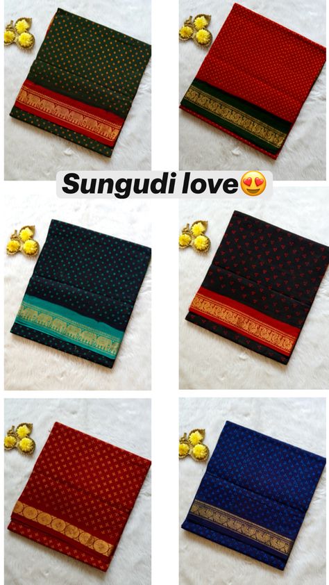 Vibrant Sungudi sarees for the summer!💖 Sungudi Sarees, Summertime Madness, Saree