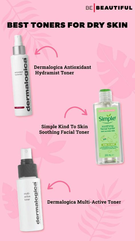 Best Toner For Dry Skin, Best Skin Toner, Toners For Dry Skin, Toner For Dry Skin, Skin Home Remedies, Collagen Eye Cream, Best Toner, Extremely Dry Skin, Luminous Skin