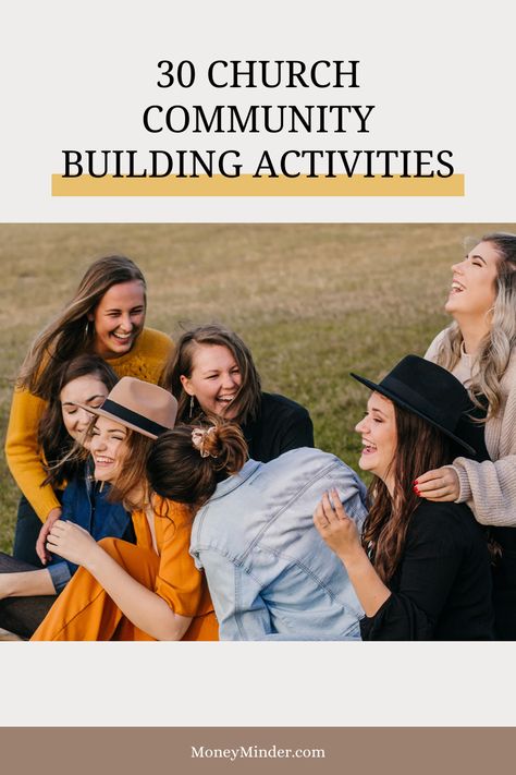 30 Church Community Building Ideas - MoneyMinder Community Meal Ideas, Street Ministry Ideas, Community Center Decor Ideas, Group Service Project Ideas, Christian Outreach Ideas, Campus Ministry Ideas, Church Family Night Ideas, College Ministry Ideas, Life Group Ideas Church