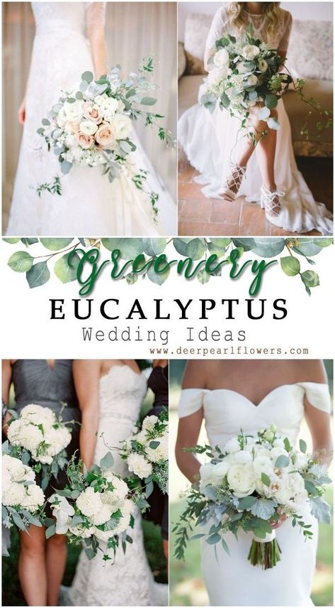 Church Wedding Decorations Aisle, Eucalyptus Wedding Decor, Wedding Verses, Rustic Wedding Decorations, Informal Weddings, Church Wedding Decorations, Green Wedding Colors, Flowers And Greenery, Eucalyptus Wedding