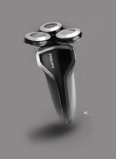 Philips shaver on Behance Le Manoosh, Digital Sketching, Product Sketch, Product Illustration, Design Sketching, 3d Camera, Sketching Techniques, Industrial Design Sketch, Id Design