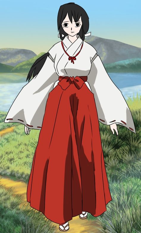 Rumiko's style Miko Shrine Maiden, Shrine Maiden, Game Character, Japan, Quick Saves, Art