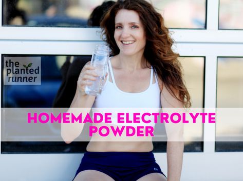 Homemade Hydration: Nuun DIY Electrolyte Powder - The Planted Runner Bulking Meal Prep, Best Electrolyte Drink, Plant Plate, Nuun Hydration, Homemade Electrolyte Drink, White Elephant Christmas, Electrolyte Powder, Diy Drinks, Electrolyte Drink