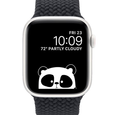 Panda Peek • buddywatch • Download Apple Watch Face Watch Faces Aesthetic, Panda Watch, Aesthetic Square, Watch Cartoon, Apple Watch Face, Face Aesthetic, Apple Watch Faces, Keep Calm And Love, Watch Faces