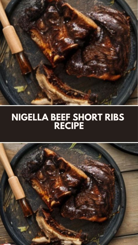 This delicious Nigella-inspired beef short ribs recipe is a hearty, comforting meal that’s easy to prepare. With tender, fall-off-the-bone meat and rich, savory flavors from stout beer and beef stock, it’s the perfect dish for a cozy night. Plus, it uses simple, everyday ingredients to make a restaurant-worthy dinner at home. Beef Short Ribs Recipe, Nigella Lawson Recipes, Beef Short Rib Recipes, Teriyaki Recipe, Short Ribs Recipe, Ribs Recipe, Dinner At Home, Nigella Lawson, Beef Short Ribs