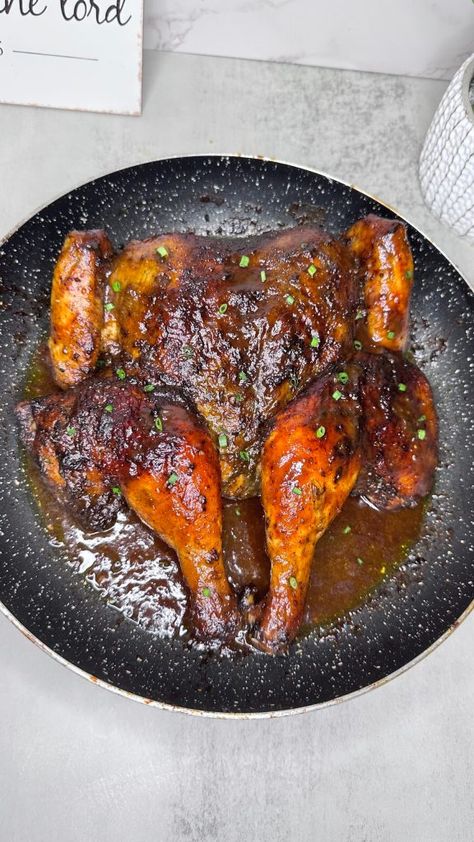 Whole Jerk Chicken, Jerk Chicken In The Oven, Oven Jerk Chicken, Chicken In Oven, Curried Goat Recipe, Jamaican Curry Goat, Grilled Jerk Chicken, Jerk Recipe, Whole Chicken Recipe