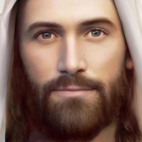 Some people do not look you in the eyes when they speak.  It causes some mistrust when I am not allowed to behold the light within them.  One of the things that drew … Jesus Christ Resurrection, Pictures Of Christ, Religious Pictures, Lds Art, Jesus Photo, Jesus Christ Art, Jesus Face, Pictures Of Jesus Christ, Jesus Painting