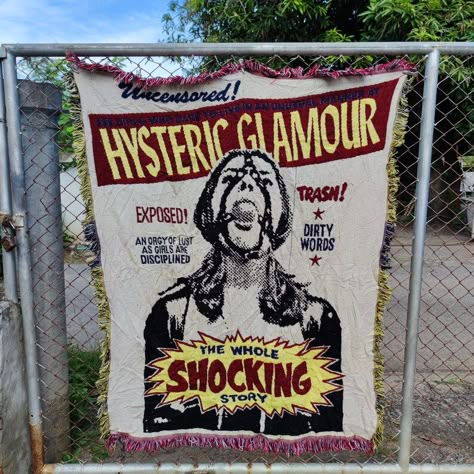 Hysteric Glamour Aesthetic, Hysteric Glamour Poster, Vampire Rave, Alternative Reality, Art Nostalgia, Graphic Design Images, Ideas Room, Hysteric Glamour, Local Art